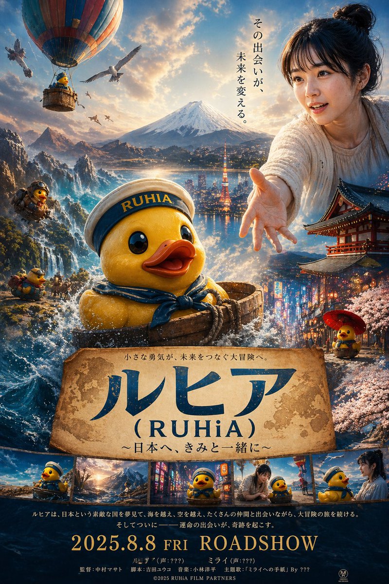 橡皮鸭男孩真人电影海报